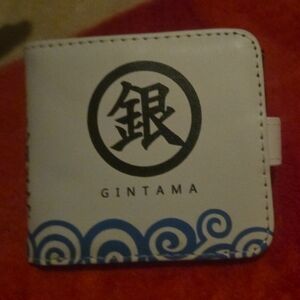 New gintama anime manga leather wallet